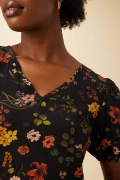 Juliana Washable Silk Blouse - Saint Germain Floral -AGOLDE Style 0753R1 Juliana St. Germain Floral 4
