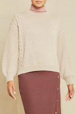 Emilie Wool Sweater - Oatmeal