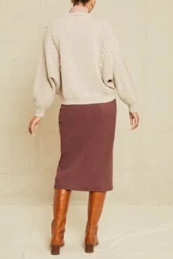 Emilie Wool Sweater - Oatmeal -AGOLDE Style 0763 Emilie Oatmeal 14820 web 75252a48 f69b 4072 800b 4be13dda13ff