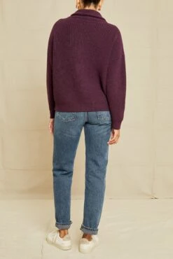 Scout Wool Cardigan - Pinot -AGOLDE Style 0764 Scout Pinot 15396 web 6d9c0a53 af27 40d2 8b4e ec63ce00e317