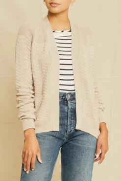 Jacinta Wool Cardigan - Oatmeal