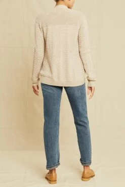 Jacinta Wool Cardigan - Oatmeal -AGOLDE Style 0765 Jacinta Oatmeal 0457 web a3fae73a 4c4d 4770 a482 57ad2cbbf650