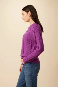 Laurel Wool Sweater - Cosmos -AGOLDE Style 0774 Laurel cosmos 2
