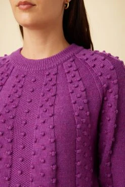 Laurel Wool Sweater - Cosmos -AGOLDE Style 0774 Laurel cosmos 4