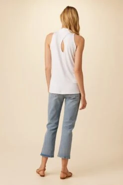 Suzanna Dream Knit Top - White -AGOLDE Style 0798 Suzanna White 3