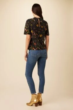 Seville Washable Silk Blouse - Saint Germain Floral -AGOLDE Style 0806 Seville St. Germain Floral 3