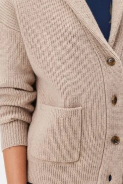 Scout Wool Cardigan - Camel