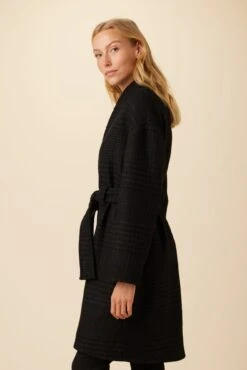 Zuly Upcycled Wool Blend Jacket - Black Check -AGOLDE Style 10090 Zuly Black Check 2