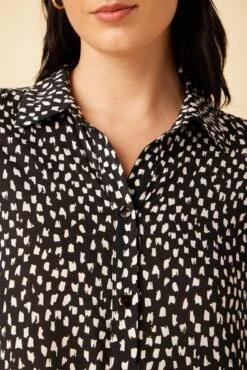 Bixby Eco Textured Viscose Blouse - Italia 7 Bixby Eco Textured Viscose Blouse - Italia -AGOLDE Style 10119 Bixby Viscose Italia 4