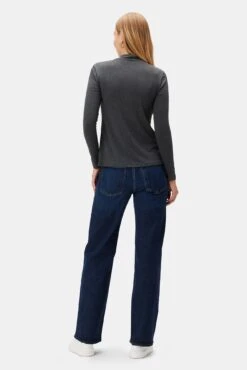 Wren Dream Knit Top - Anthracite -AGOLDE Style 10130 Wren Dream Knit Anthracite 3