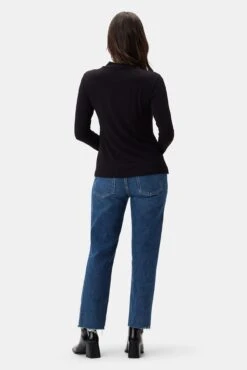 Wren Dream Knit Top - Black -AGOLDE Style 10130 Wren Dream Knit Black 3