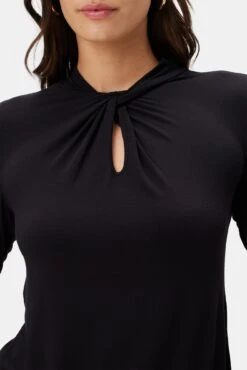 Wren Dream Knit Top - Black -AGOLDE Style 10130 Wren Dream Knit Black 4