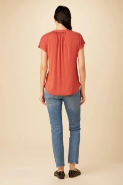 Atlanta Dream Knit Top - Sienna -AGOLDE Style 10131 Atlanta Modal Sienna 3