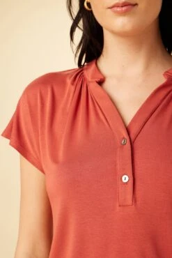 Atlanta Dream Knit Top - Sienna -AGOLDE Style 10131 Atlanta Modal Sienna 4