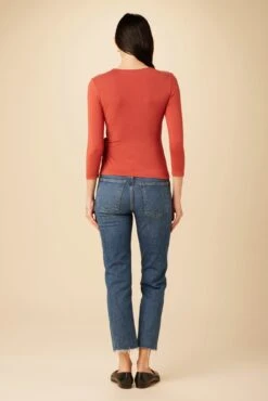 Gladys Dream Knit Top - Sienna -AGOLDE Style 10135 Gladys Dream Knit Sienna 3