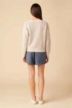 Palmer Cardigan - Oat Marled -AGOLDE Style 10157 Palmer Oat Marled 3