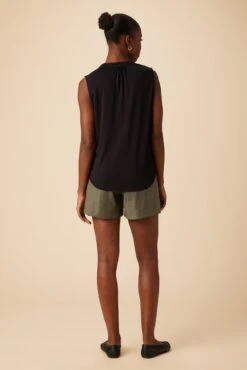 Mathilde Dream Knit Tank - Black -AGOLDE Style 10170 Mathilde Black 3