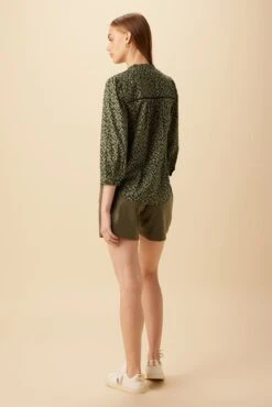 Charlotte Organic Cotton Blouse - Sophia -AGOLDE Style 10179 Charlotte Cotton Sofia 3