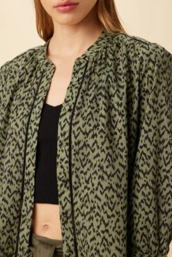 Charlotte Organic Cotton Blouse - Sophia -AGOLDE Style 10179 Charlotte Cotton Sofia 7