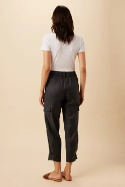 Lyle Femme Fete Stretch Cargo Pant - Pewter -AGOLDE Style 10212 Lyle Pewter 3