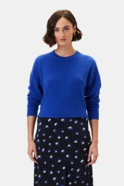 Pearl Cashmere Sweater - Cobalt -AGOLDE Style 10239 Pearl Cashmere Cobalt 1