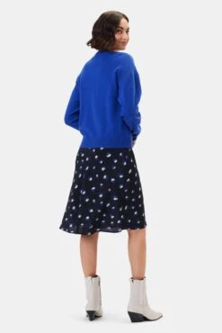 Pearl Cashmere Sweater - Cobalt -AGOLDE Style 10239 Pearl Cashmere Cobalt 3