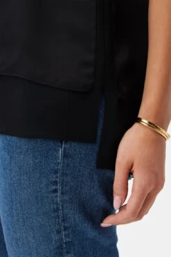 Zola Blouse - Black -AGOLDE Style 10241 Zola Black 4