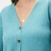 Mason Cashmere Cardigan - Aegean