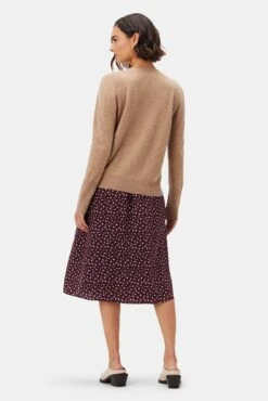 Mason Cashmere Cardigan - Cafe Au Lait -AGOLDE Style 10251 Mason Cashmere Cafe Au Lait 3