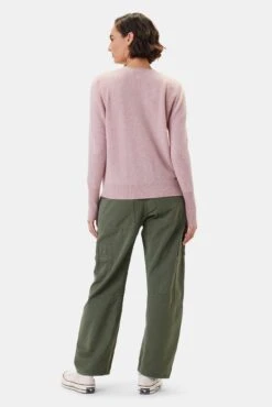 Mason Cashmere Cardigan - Peony -AGOLDE Style 10251 Mason Cashmere Peony 3 d48314b4 855d 4a88 9437 ee4644f2c72a