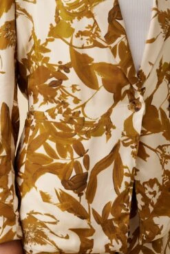 Tobie Viscose Twill Blazer - Pasadena Gold -AGOLDE Style 10281 Tobie Twill Pasadena Gold 4