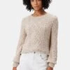 Faedra Organic Cotton Sweater - Oat