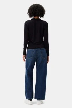 Calais Dream Knit Blouse - Black -AGOLDE Style 10333 Calais Knit Black 3 711ad6df 4b51 4fb6 ac29 a01dac43d5ec