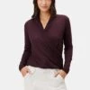 Calais Dream Knit Blouse - Vineyard