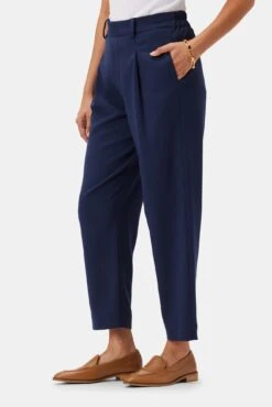 Roni Cotton Modal Spandex Pant - Navy -AGOLDE Style 10368 Roni Navy 2