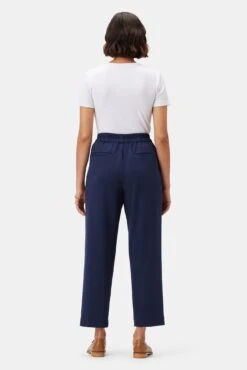 Roni Cotton Modal Spandex Pant - Navy -AGOLDE Style 10368 Roni Navy 3