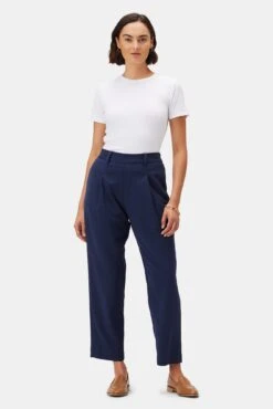 Roni Cotton Modal Spandex Pant - Navy