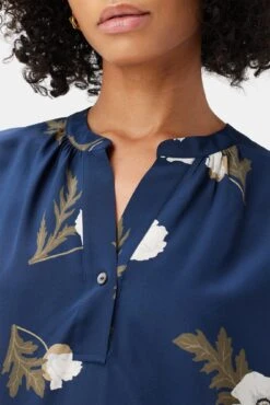 Renata Washable Silk Blouse - Luna -AGOLDE Style 1068 Renata Silk Luna 4