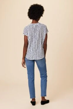 Renata Washable Silk Blouse - Squared Up White -AGOLDE Style 1068 Renata Squared Up White 3 dcea1c42 c3b8 40e1 b9dd 2e0fcf183b98