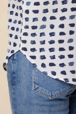 Renata Washable Silk Blouse - Squared Up White -AGOLDE Style 1068 Renata Squared Up White 5