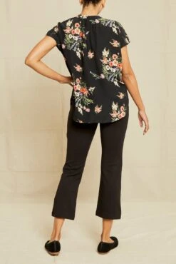 Renata Washable Silk Blouse - Treviso Floral -AGOLDE Style 1068 Renata Treviso Print 14412 web 596775cc f480 477a 9854 3db995613a06