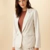 Tobie Femme Fete Blazer - Natural