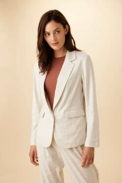 Tobie Femme Fete Blazer - Natural