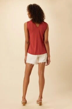 Mora Dream Knit Top - Sienna -AGOLDE Style 1134 Mora Sienna 3