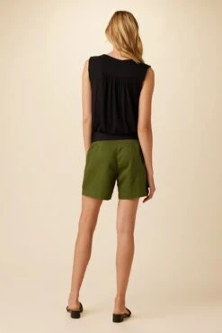 Simone Dream Knit Top - Black -AGOLDE Style 1342 Simone Black 3