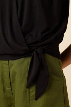 Simone Dream Knit Top - Black -AGOLDE Style 1342 Simone Black 5