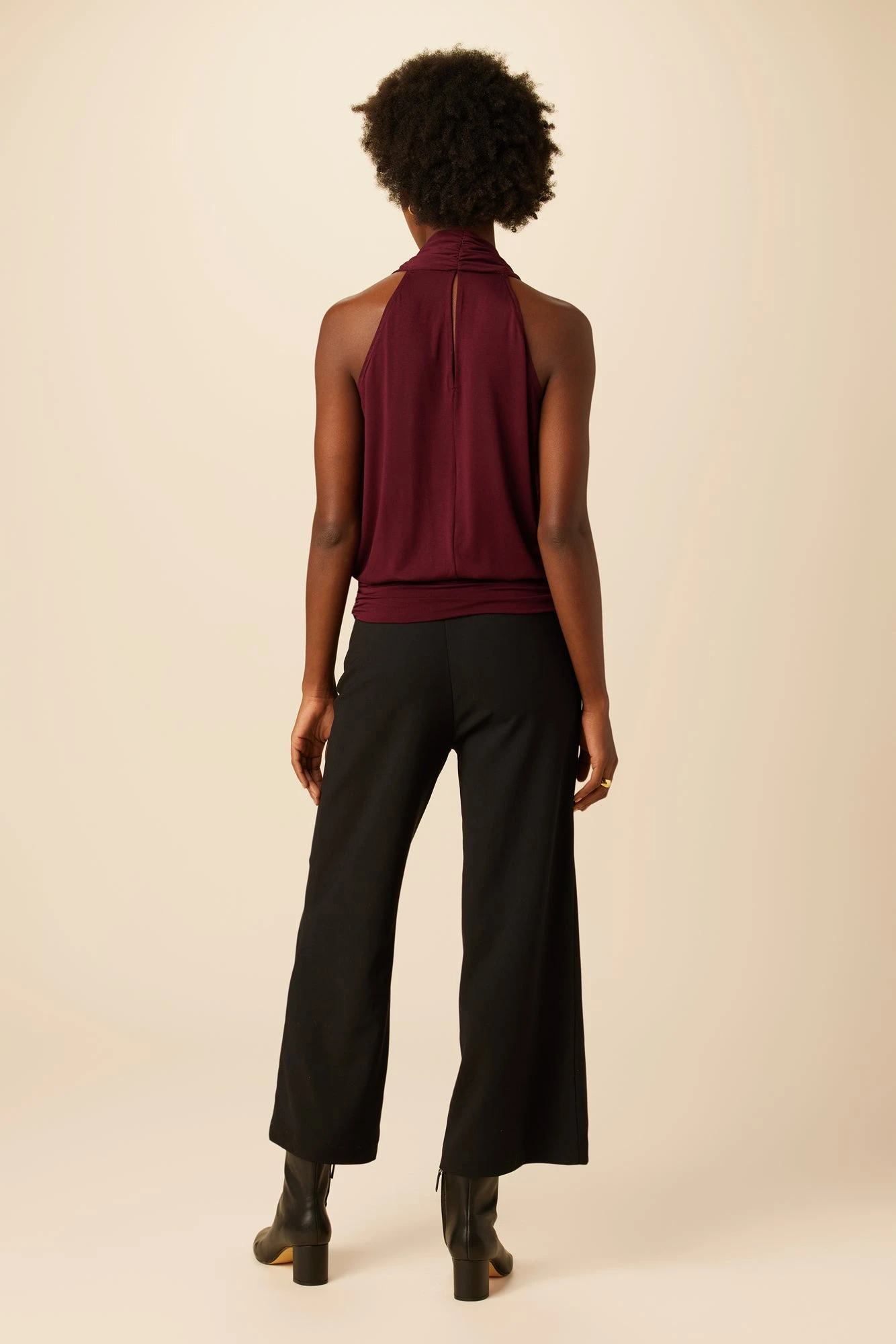 Agnes Dream Knit Top - Plum 3 Agnes Dream Knit Top - Plum - Image 3