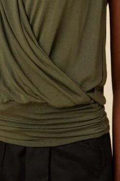 Agnes Dream Knit Top - Vine -AGOLDE Style 1410 Agnes Vine 4