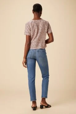 Suri Washable Silk Blouse - Valencia Dot Pink -AGOLDE Style 14 10161 Suri Valencia Dot 3