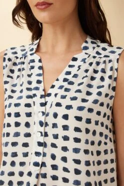 Amy Washable Silk Blouse - Squared Up White -AGOLDE Style 18 10209 SL Amy Squared Up White 4